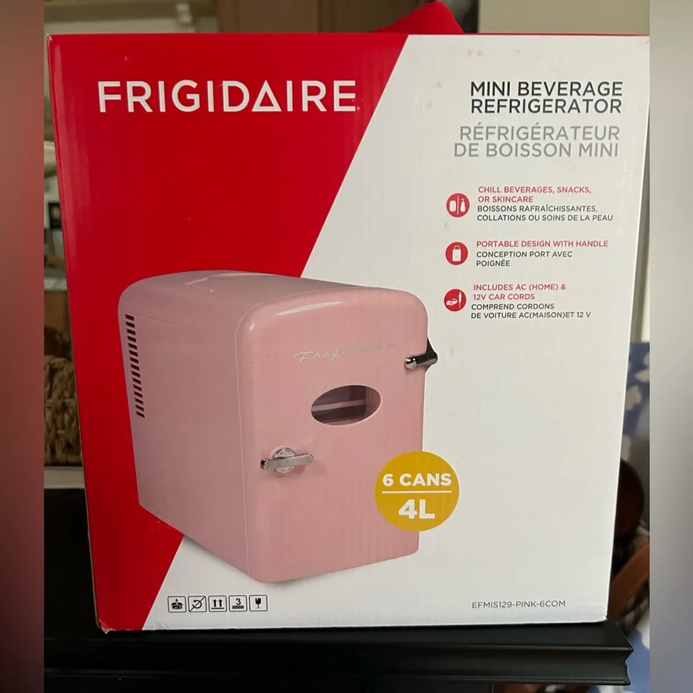 Pink Mini Fridge - Picture 2 of 5